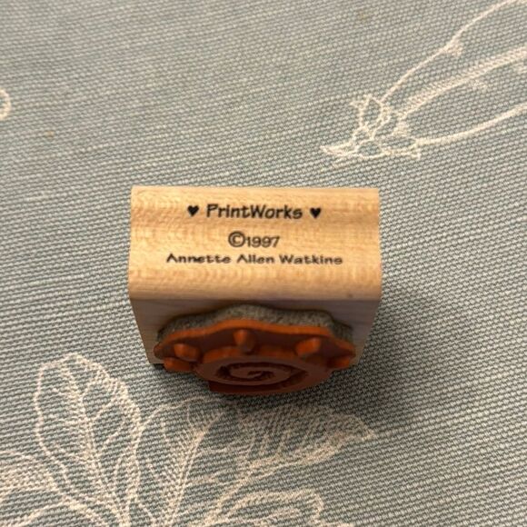 Annette Allen Watkins Sun Spiral Stamp - Picture 2 of 4